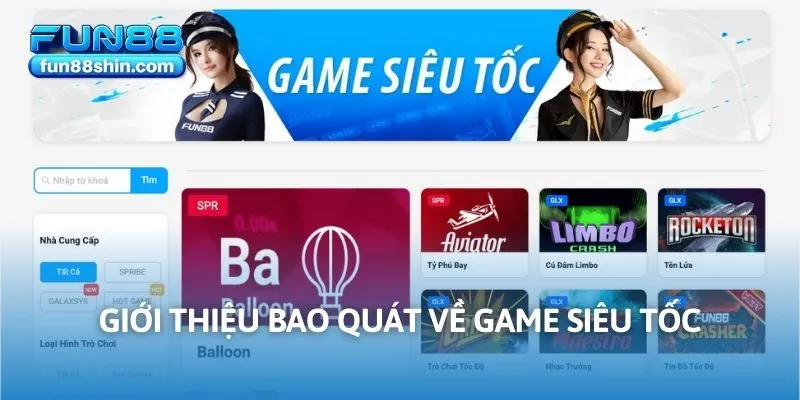 Giới thiệu bao quát về game siêu tốc