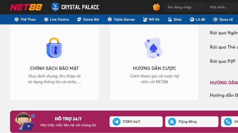 Các yếu tố khác trong chính sách CSKH giữa Net88 và WE88